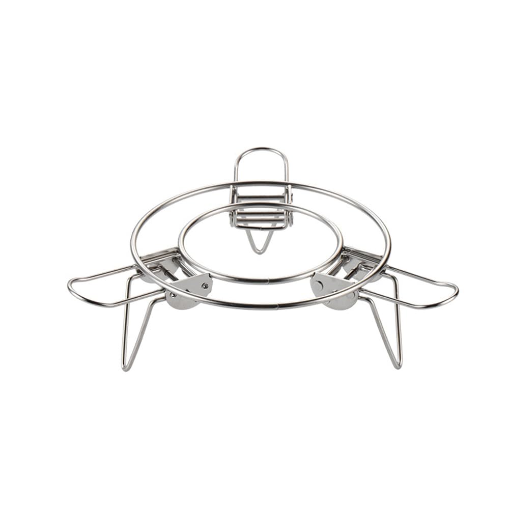 Photo 1 of 304 Stainless Steel Steamer Rack, UNOSCHRIM Cooking Rack Round, Collapsible and Retractable Cooling Rack, Multi-function Wire Steamer Stand for Steaming, Heating and Cooking, Oven & Air Fryer Suitable