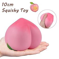 Squishy Peach Toy, Slow Rising Cute Scented Peach