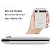 FlyHi LCD Power Bank 10000mAh Dual USB Port 2.1a & 1a External Battery Charger ,LCD Digital Display Remaining Power,with Mirco-USB Cable on Power Bank Itself for Iphone,Ipad,Samsung ,so on (White)