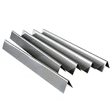 onlyfire Gas Grill Replacement Stainless Steel Flavorizer Bars/Heat Plate for Weber 7537, Set of 5, 22 1/2"