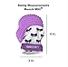 Munch Mitt Teething Mitten the Original Mom Invented Teething Toy- Teether Stays on Babys Hand for Pain Relief & Stimulation- Ideal Baby Shower Gift with Handy Travel/Laundry Bag- Purple Bows