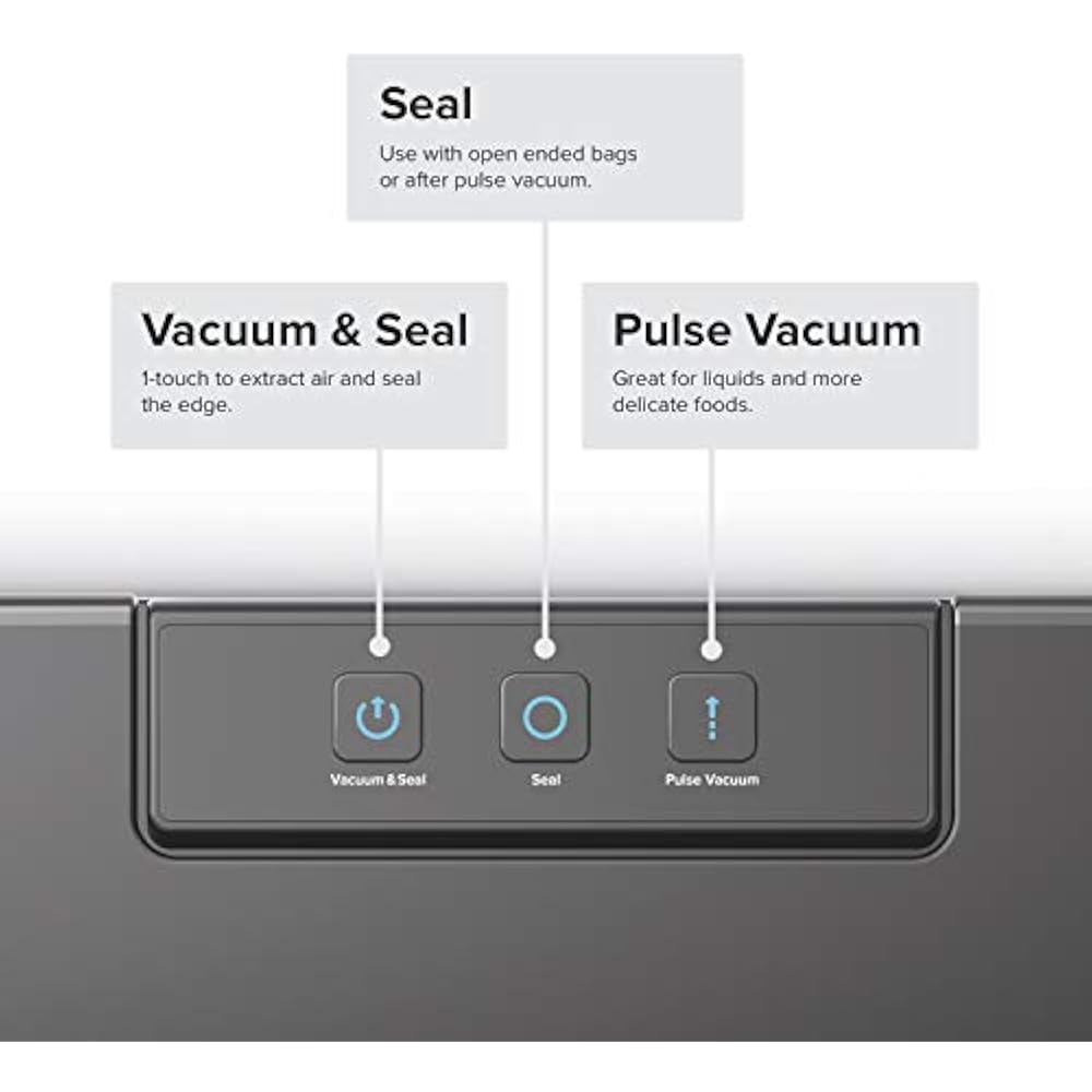 Anova Culinary ANVS01US00 Precision Vacuum Sealer, Includes 10 Precut