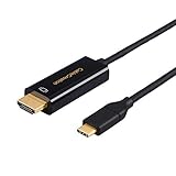 USB C to HDMI 4K @60Hz, CableCreation 10Feet Type C (Compatible Thunderbolt 3) to HDMI Cable, Compatible MacBook Pro 2017/2018,iPad Pro/Mac Mini 2018,Chromebook Pixel,Yoga 920,Samsung S8, Black/3M
