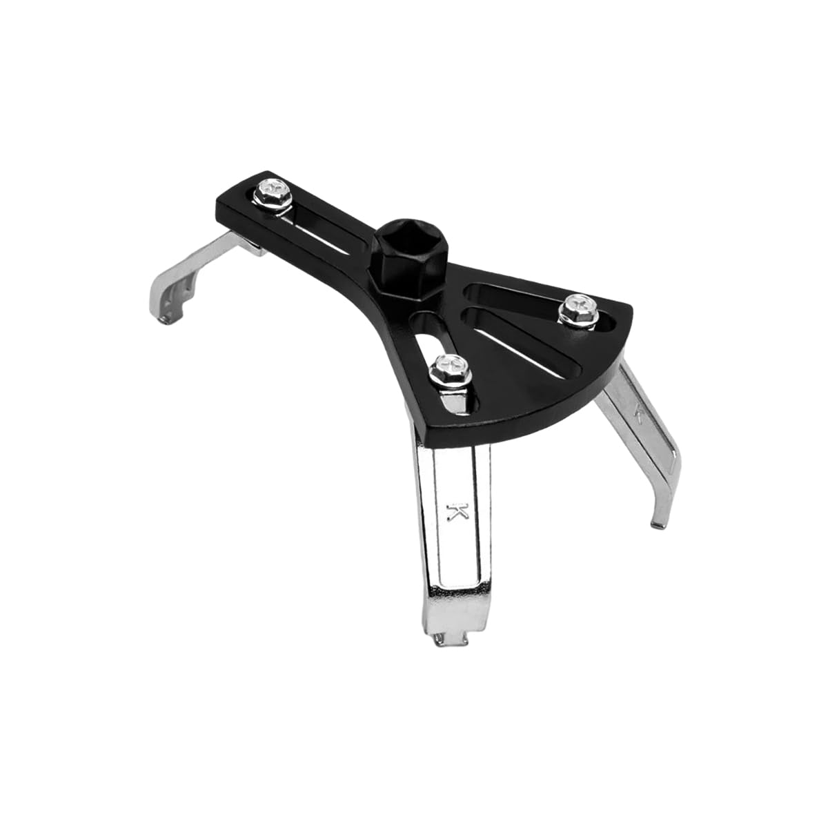 Photo 1 of Suvnie Universal Fuel Pump Removal Tool, Adjustable Car Fuel Pump Lock Ring Tool for 5 or 7 Holes Type Fuel Tank Lid, 5.31" to 7.17" Fuel Tank Cover Collar Ring Spanner, Car Accessories