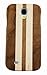SunSmart(TM) Unique Handmade Natural Wood Wooden Hard bamboo Case Cover for Samsung Galaxy S4 SIV i9500 with free screen protector(Walnut & Maple)