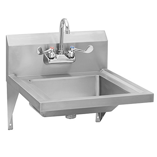 Faucet Included Fenix Sol Wall Mounted ADA Compliant Hand Sink with