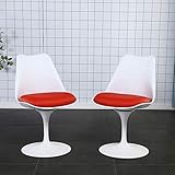 Dining Chairs Set of 2 Mid-Century Modern Swivel