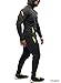 Ouber Men's Fitted Jogger Pants Gym Workout Running Sweatpants With Zipper Bottom