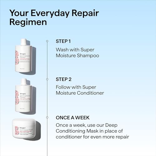 Briogeo Don't Despair, Repair! Deep Conditioning Mask | Protein + Moisture Balance Conditioner for Dry, Damaged, Color-Treated Strands | Vegan & Cruelty-Free