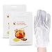 Hand Mask Glove Wokaar Honey & Mik Hand Mask Moisturizing Gloves for Dry Hand Exfoliating Nourishing Soothing Whitening,Peeling Mask 2 Pack (1 Pair/Pack)