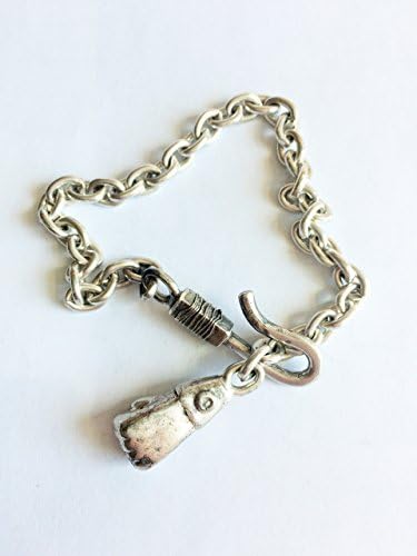 Mens and Womens Sterling Silver Chain Bracelet - Biker Bracelet, Silver Bracelet - Lugdun Artisans