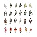 24pcs Train Seated People Model Painted Passangers Figures Scale 1:87