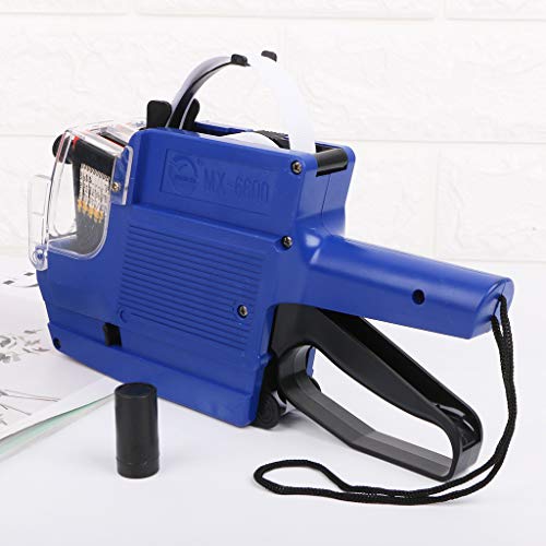 Junlinto,MX-6600 10 Digits Two-line Labeller Price Tag Gun Label 2 Lines for Retail Store Pricing Tag Display Tool + Ink Roller - Thumbnail 7
