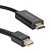 UVOOI 4K Mini DisplayPort to HDMI Cable 6FT 2-Pack, Mini DP to HDMI Cable Adapter (4K@30Hz, 2K@60Hz, 1080P@120Hz) Compatible with Thunderbolt 2, MacBook Air/Pro, Surface Pro/Dock, Projector, Monitor