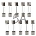 BCP pack of 10 pcs Slow-Blow Fuse 5A 250V Glass Fuses 20 x 5mm