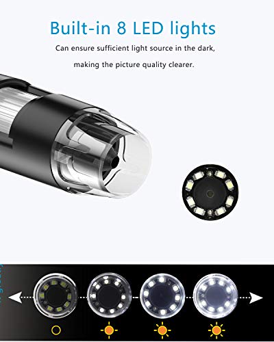 4 Microscope+Magnification+Inspection+Compatible+Smartphone