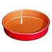 Red Copper 9.5 Inch Round Baking Pan by BulbHead