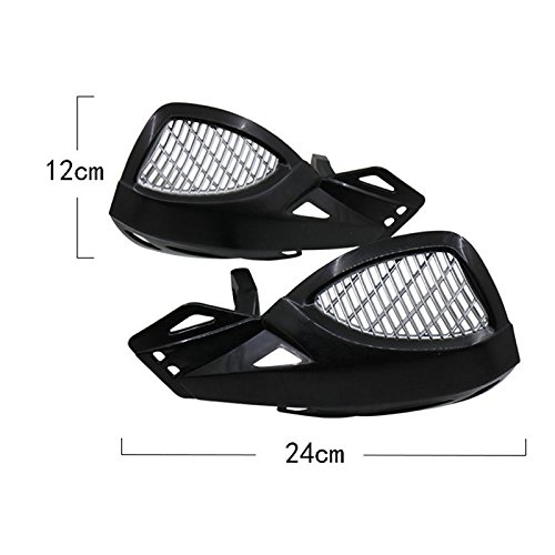 Oda 2 PCS Motorcycle Handguards Motorcycle Dirt Bike Scooter Handle Bar Hand Guards Brush Bar Protector for Motocross Supermoto Racing Dirt Bike ATV Green