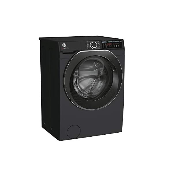 Hoover-H-Wash-500-HW411AMBCB-Freestanding-Washing-Machine-Large-Capacity-10-kg-1400rpm-Black Hoover H-Wash 500 HW411AMBCB Freestanding Washing Machine, Large Capacity, 11kg, 1400rpm, Black, Decibel rating: 50, EU…