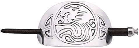 TEAMER Circle of Dawapara Muslim Islam Allah Special Logo Hair Clip. Hairpin, Hair Stick, Hair Chopsticks