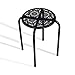 dar Living Daisy Metal Stool, Black (2-Pack)