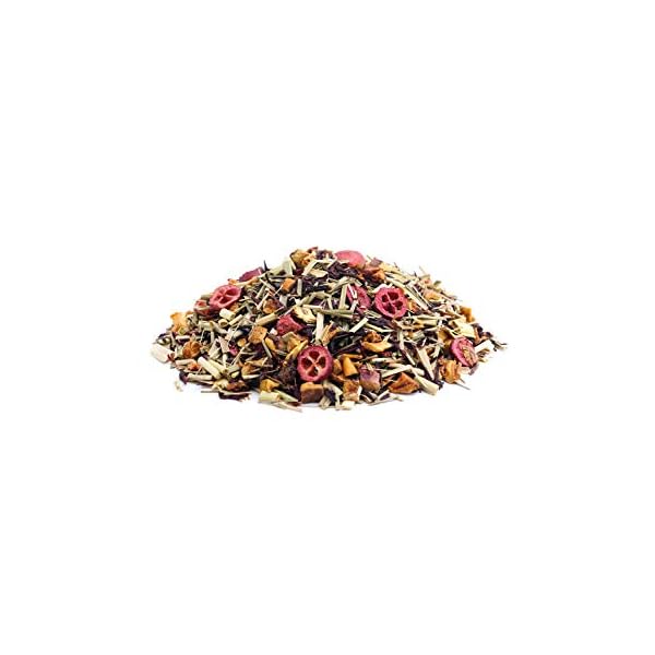 Früchtetee lose Leuchte Apfel, Hibiskus, Zitronengras, Orangen, Cranberries, Erdbeer Früchte Tee Zitrus-Beerenfrucht… – Bild 3