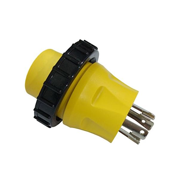 Parkworld-885316-Adapter-Generator-30A-L14-30P-male-to-RV-Shore-Power-30A-L5-30R-female-with-locking-ring Parkworld-885316-Adapter-Generator-30A-L14-30P-male-to-RV-Shore-Power-30A-L5-30R-female-with-locking-ring