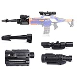 PeleusTech Modified Accessory Kit for Nerf N-Strike Elite Rapidstrike CS-18 Blaster - (Black)