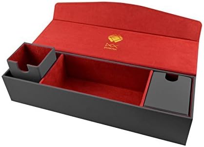 Amazon Com Dex Protection The Game Chest Storage For 360 Single Sleeved Cards Dual Side Accessory Compartments Wood Construction With Suede Interior Toys Games
