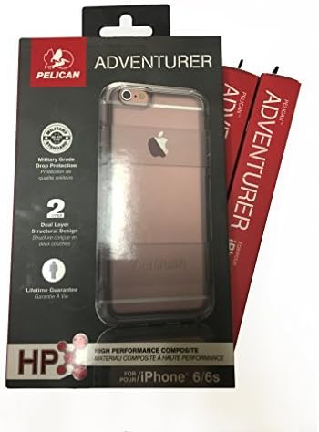 Brand New Pelican Adventurer Series Case Apple iphone 6s 6 Clear