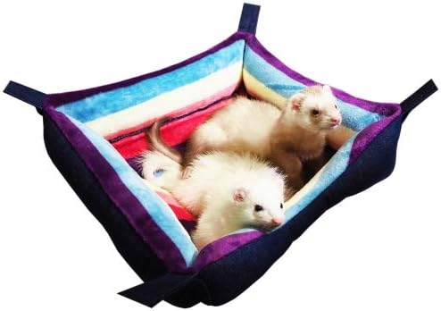 Amazon レインボー ゆったりロフトん レインボー フェレット ハンモック 冬用 レインボー 飼育ケージ内装 通販