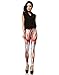 HDE Women's Funky Digital Print Design Graphic Stretch Footless Fashion Leggings (Flesh & Bone, Medium)