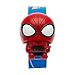 BulbBotz Marvel 2021159 Spider Man Kids Light up Watch | red/Blue | Plastic | Digital | LCD Display| boy Girl | Official