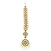 Khushi Purchase Women's Gold Finish Kempu V Shaped Chutti- Mang Tika Gold