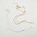 RoseSummer Women's Jewery Doublelayer Chains with Star and Moon Simple Choker Necklace (Sliver)