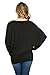 Frumos Womens Tunic Top for Leggings Dolman Tops Black Medium
