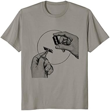 Vintage Safety Razor Print T-Shirt