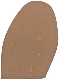 Shoe Replacement Rubber Half Sole, Choose Thickness and Color, Pack of 1 Pair (Thickness 2mm, M:KHAKI)