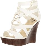 G by GUESS Women's Dodge White Sandal