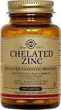 Solgar – Chelated Zinc, 100 Tablets