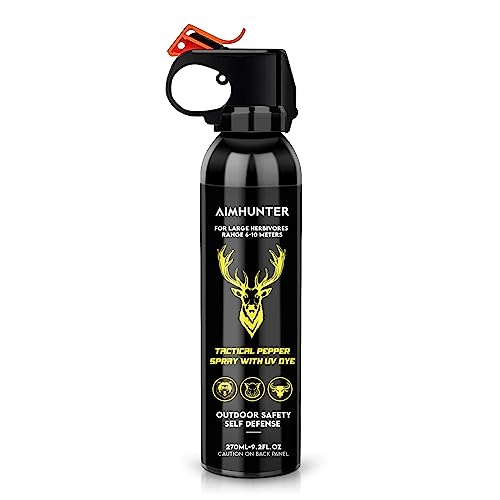 AIMHUNTER Pepper Spray Maximum Strength Powerful Pepper Spray for Easy