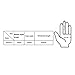 Womens Punk Rock Fingerless Gloves Rivets Studded PU Leather Cosplay Costume Party Black