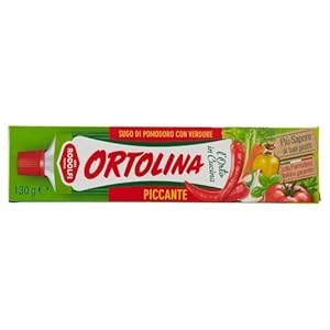 Ortolina spicy sauce , ready to use tube gr. 130