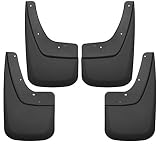 Husky Liners Fits 2014-18 GMC Sierra 1500, 2019 GMC Sierra 1500 Limited, 2015-19 GMC Sierra 2500/3500 - SINGLE REAR WHEELS Custom Front and Rear Mud Guard Set
