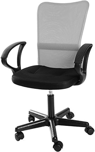 Merax Mid Back Mesh Swivel Task Chair Computer Desk Office Chair (Sliver)