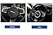 TK-KLZ for Jaguar XE XFL F-PACE F-Type/XF 2015-2018 Premium Aviation Aluminum Alloy Car Steering Wheel Decoration Ring Sticker Decals (Silver)