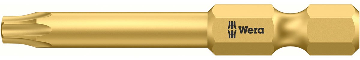 Wera 05060360001 10 x 89 mm 867/4 TX Bit for TORX with Holding Function - Silver