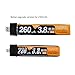 Crazepony 4pcs 260mAh HV 1S Lipo Battery 30C 3.8V for Tiny Whoop JST-PH 2.0 Powerwhoop Connector