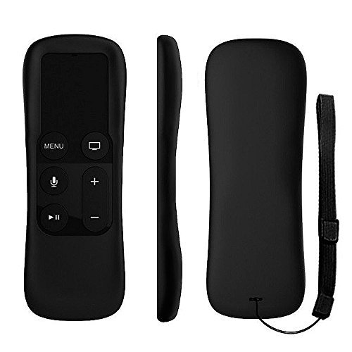 SIKAICASE Silicone Case for New Apple TV 4th Generation Siri Remote, Protect & Cover Your Controller, Hand Strap Included