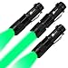 AR happy online 3 Pack Green Light Flashlight, Zoomable 3 Modes Mini Green LED Flashlight, Green Flashlight Torch for Hiking, Camping, Night Observation